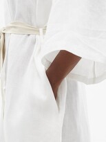 Thumbnail for your product : Deiji Studios 02 Belted Linen Robe - White