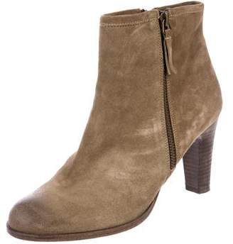 NDC Suede Round-Toe Booties
