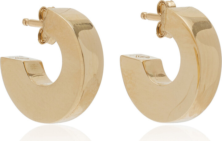 Renato Cipullo Small Giro 18K Yellow Gold Hoop Earrings