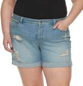kohls plus size shorts