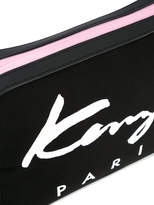 Thumbnail for your product : Kenzo canvas logo pouch clutch bag