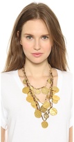 Thumbnail for your product : Kenneth Jay Lane Coin Layered Necklace