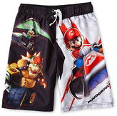 Thumbnail for your product : Trunks Novelty Licensed Super Mario Brothers Swim Boys 6-10