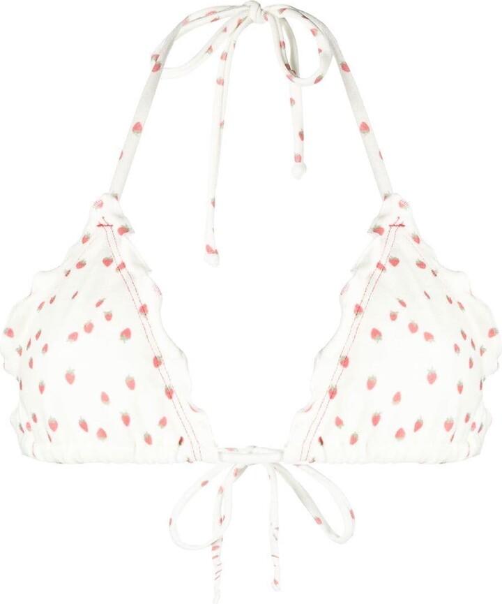 Frankie's Bikinis x Gigi Hadid Tia triangle bikini top - ShopStyle Two ...