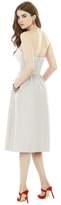Thumbnail for your product : Alfred Sung Strapless Peau de Soie Midi Dress with Bow Belt