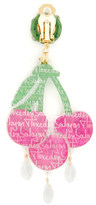 Thumbnail for your product : Mercedes Salazar Fiesta Cereza Clip On Earrings