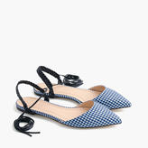 Thumbnail for your product : J.Crew Slingback flats in gingham