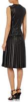 Thumbnail for your product : Barneys New York Women's Leather Drop-Waist Dress - Black