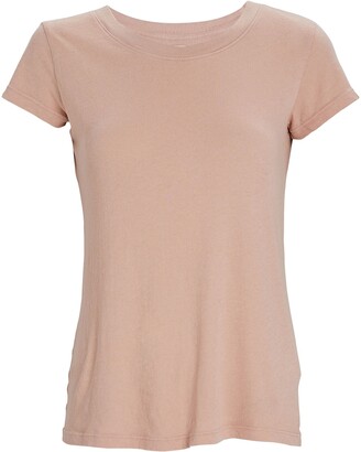 L'Agence Cory Scoop Neck T-Shirt