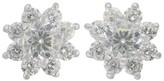 Thumbnail for your product : Sterling Women's Silver Button Earrings and  - Silver/Clear