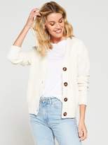 Thumbnail for your product : Very Vertical Rib Knit Cardigan - Cream