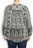 Thumbnail for your product : Lucky Brand Lelah Floral Tunic