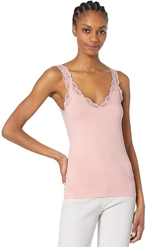 Only Hearts Delicious with Lace Deep V Tank Top - ShopStyle
