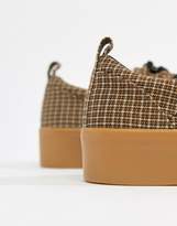Thumbnail for your product : Bershka check sneaker