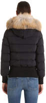 Thumbnail for your product : Peuterey Hotas Down Bomber Jacket W/ Fur Trim