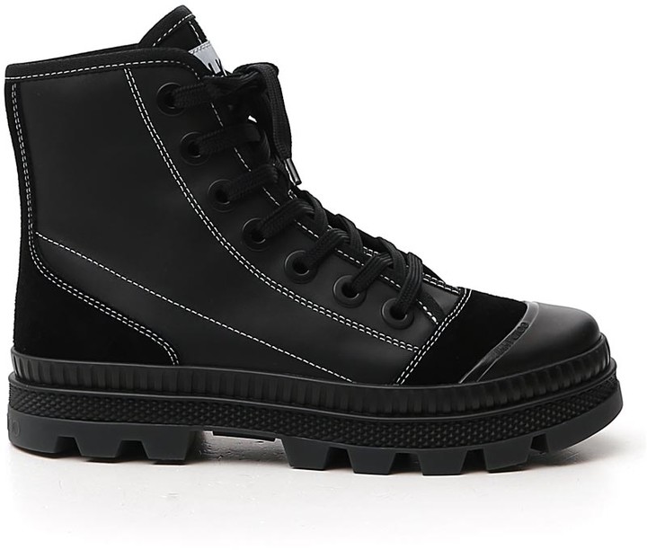jimmy choo nord high top sneakers