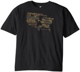 Thumbnail for your product : Southpole Men's Big-Tall Foil and T-Shirt with Us Flag Design and Foil Colors