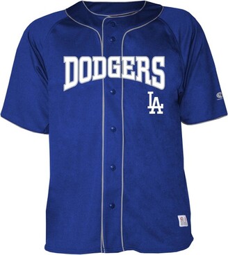 LB Los Angeles Dodgers en's Button-Down Jersey - - ShopStyle