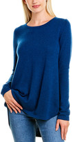 Thumbnail for your product : Forte Cashmere Pleat Back Cashmere Tunic