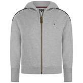 Thumbnail for your product : Tommy Hilfiger Tommy HilfigerGirls Grey Logo Zip Up Top