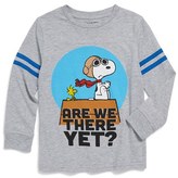 Thumbnail for your product : JEM 'Peanuts - Are We There Yet?' Long Sleeve Graphic T-Shirt (Toddler Boys & Little Boys)