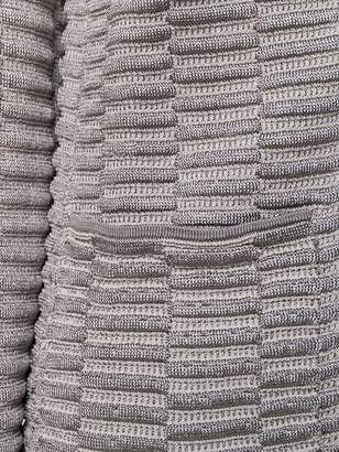 Emporio Armani textured zipped jacket