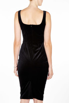 Thumbnail for your product : Sportmax Halli Snale Bodice Top Velvet Dress