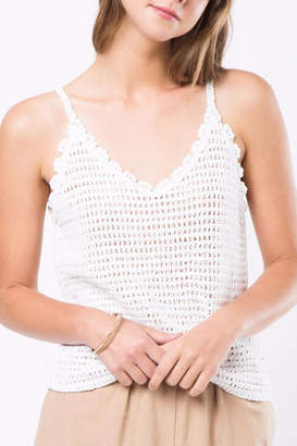 Movint Crochet Cropped Cami Top