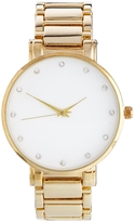 Thumbnail for your product : ASOS Stone Dial Boyfriend Watch