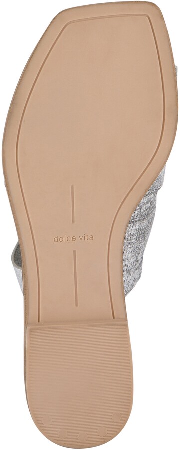 dolce vita isala 3 croc textured slide sandal