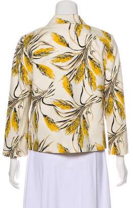 Tory Burch Printed Button-Up Jacket