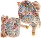 Thumbnail for your product : Irregular Choice Womens Pale Pink Mal E Bow Crochet High Heels