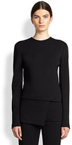 Thumbnail for your product : Derek Lam Asymmetrical Layered Long-Sleeve Top