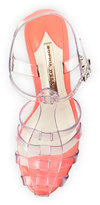 Thumbnail for your product : Webster Sophia Rosa Jelly Sandal Pump, Crystal Vinyl