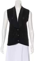 Thumbnail for your product : L'Agence Merino Wool Knit Cardigan Black Merino Wool Knit Cardigan