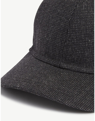 Ted Baker Hurst printed wool-blend baseball cap