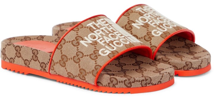 Gucci x The North Face slides - ShopStyle