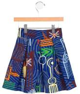 Thumbnail for your product : Stella Jean Girls' Pleated Printed Skirt w/ Tags