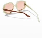 Thumbnail for your product : Zimmermann Inconcert Geometric Square Acetate Sunglasses