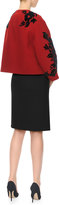 Thumbnail for your product : Dolce & Gabbana 1/2-Sleeve Square-Neck Dress