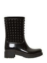 Thumbnail for your product : Valentino 50mm Rubber Studded Rain Boots