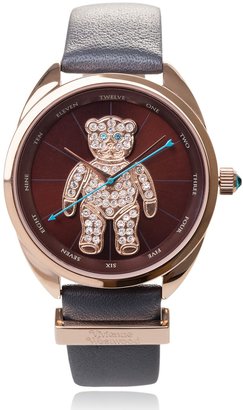Vivienne Westwood Women's VV103BRGY Crazy Bear Analog Display Swiss Quartz Watch