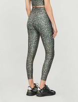 Thumbnail for your product : Good American Leopard-print stretch-woven leggings