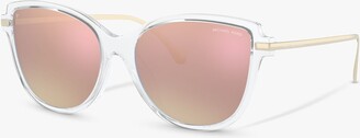 Michael Kors MK2130U Women's Sorrento Polarised Cat's Eye Sunglasses