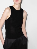 Thumbnail for your product : ST. AGNI Crew-Neck Knitted Vest Top