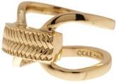 Thumbnail for your product : Cole Haan 12K Gold Plated Looped Band Basket Etched Ring - Size 7