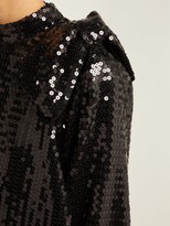 Thumbnail for your product : MSGM High-neck Sequin Top - Black