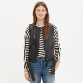 Thumbnail for your product : Madewell Black Leather Racer Vest
