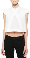 Thumbnail for your product : Elle Sasson Bichir Poplin Crop Top