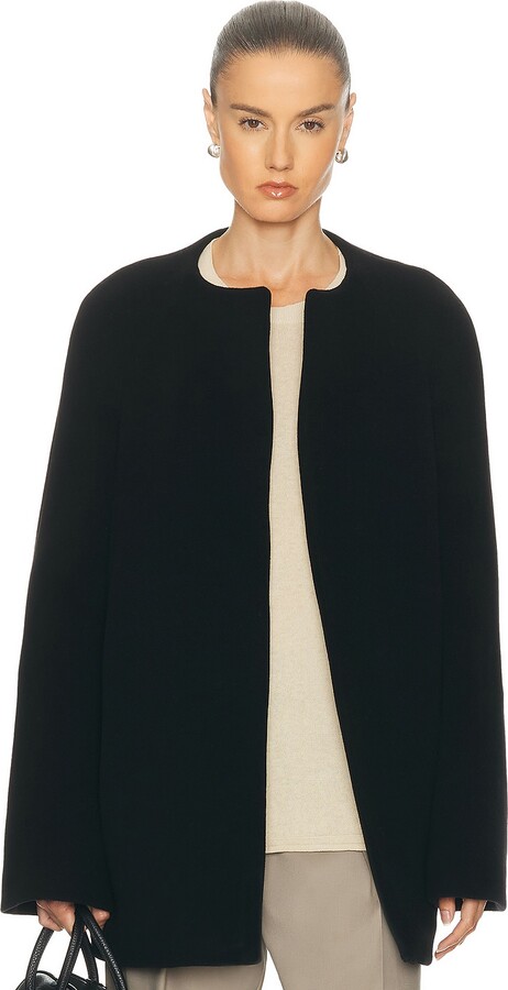 Toteme Bell-Sleeve Jacket in Black